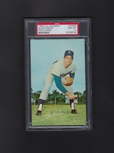 1968 L.A. Dodgers Postcards #77505 ALAN FOSTER Rookie RC POP 2 PSA 10