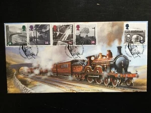 GB 1994 Age of Steam FDC (Bradbury) 4-4- Beatrice Derby Special pmk (R169) - Picture 1 of 2