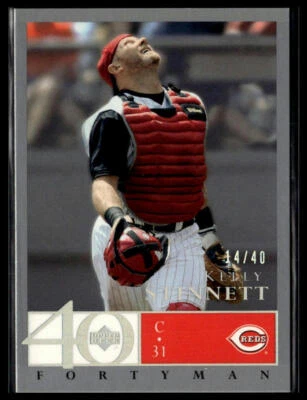 2003 Upper Deck 40-Man #735 Kelly Stinnett Man - Rainbow #/40 - Image 1 of 2