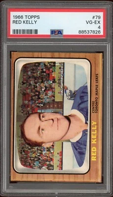 1966-67 Topps Red Kelly #79 PSA 5 HOF Toronto Maple Leafs GH01 - Image 1 of 2