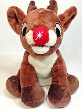 Rudolph Red Nose Reindeer Sings Animated Nose Twirls Plush Animal Christmas Toy