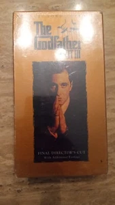 The Godfather Part III 3 VHS 1990 FINAL Director's Cut THX 25th Anniversary New - Picture 1 of 5