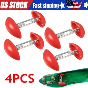 4× Adjustable Shoe Stretcher Tree Boot Size Shaper Expander Widener Men Women US - Picture 1 of 8