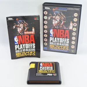 NBA PLAYOFFS Bulls vs Blazers Mega Drive Sega 9333 md - Picture 1 of 15