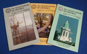 3 Issues 2002 The Mayflower Quarterly Vol 68 Genealogy Journals March June Sept - Imagen 1 de 1