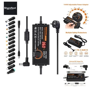 9-36V 4A 144W Einstellbarer Netzadapter, Universal Einstellbares Netzteil Ada... - Bild 1 von 8