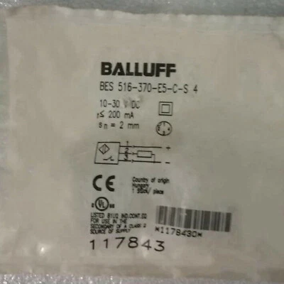 one New for BALLUFF BES 516-370-E5-C-S4 Proximity sensor spot stock - Image 1 of 3