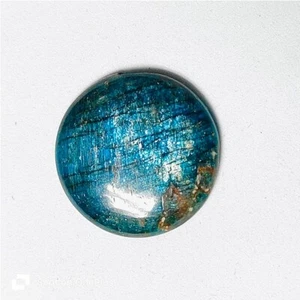 Apatite Natural Neon Blue Apatite Cabochon Loose Gemstone Jewelry 35 Ct ME-10900 - Picture 1 of 6