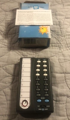 Controle remoto de digitalização de câmera X10 preto CR12A -C segurança doméstica  - Imagem 1 de 4