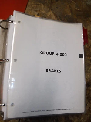 Chevrolet Corvette 1953-1973 manual de catálogo de piezas e ilustración de fábrica  Foto 1 de 4