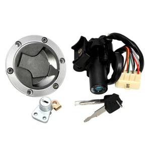 Ignition Switch Seat Gas Cap Cover Lock Key Set For Kawasaki Ninja EX250 EX300 - Picture 1 of 5