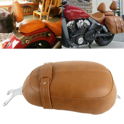 Asiento de pasajero trasero marrón para Indian Scout 2015-2018 Sixty 2016-2018 SU Foto 1 de 4