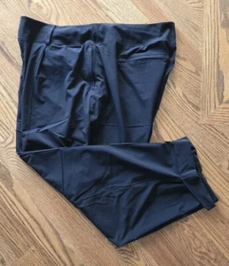 Athleta Cardiff Hiking Outdoor Travel Active Pants Womens Size 22 Black Stretch - Picture 1 of 8