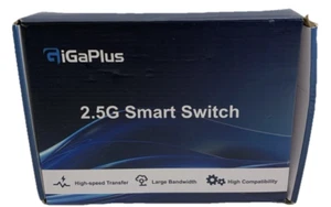 Gigaplus 2.5G Smart Ethernet Switch Trasferimento Alta Velocità Ampia Larghezza di Banda 10 Porte - Foto 1 di 6