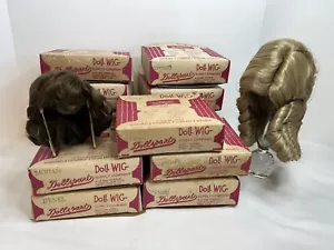 Dollspart Doll Wigs Dynel NOS Sizes 5-14 New Mohair Human Hair Synthetic Choice - Picture 1 of 10