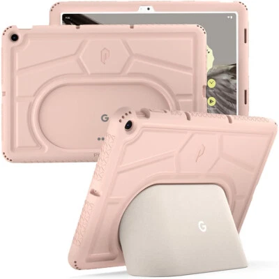 For Google Pixel Tablet 2023 Case Kids Friendly Shockproof Silicone Cover Pink - Image 1 of 4