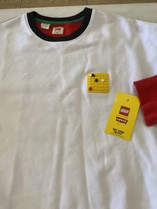 Men’s NWT Levi’s X Lego Crew Neck Long Sleeve Colorblock Sweatshirt Size XXL - Picture 1 of 12
