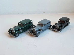 WIKING 3x Horch 850 grün graublau schwarz - Bild 1 von 7