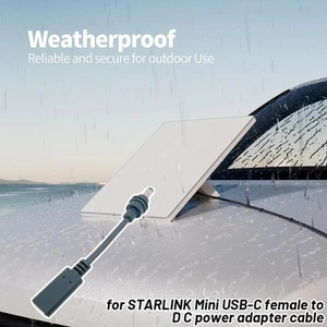 Weatherproof Power Adapter Cable Cable Converter for Starlink Mini Outdoor - Bild 1 von 6
