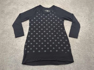 Soma Top Damen Large Schwarz Polka Langarm Luxuriös Weich Lounge - Bild 1 von 8