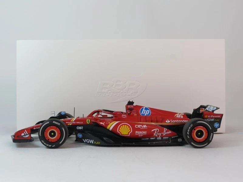 BBR Models 1 18 FERRARI SF-24 CHARLES LECLERC WINNER GP MONACO 2024 - 241836