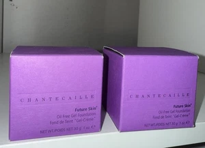 2 Chantecaille Future Skin Oil Free Gel Foundations(PORCELAIN) 1 oz/ 30g NIB - Picture 1 of 4