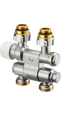 Oventrop connection fitting multiblock TF to radiator with IG 1/2-inch swivel - Image 1 of 2