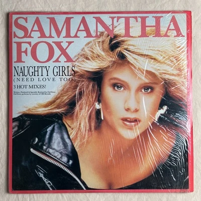 SAMANTHA FOX Naughty Girls (Need Love Too) 1987 Vinyl Maxi-Single Jive - VG - Image 1 of 4