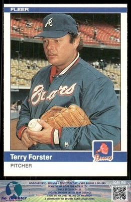 1984 Fleer #178 Terry Forster Atlanta Braves 84FB - Image 1 of 2