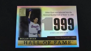 2004 Toops Tribute Relic HOF Nolan Ryan 1999 TR NR Rangers Patch - Bild 1 von 2