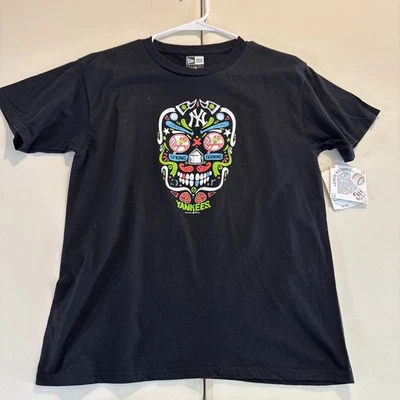 全新带标签 Youth 中号 10/12 MLB New Era 纽约洋基队春季训练 T 恤 — 第 1/4 张图片