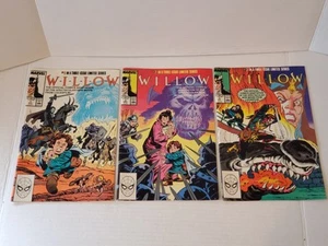 WILLOW Marvel Comics 1988 COMPLETE 3 ISSUE SET 1 2 3 - Picture 1 of 2