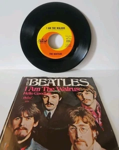 The Beatles I Am The Walrus Hello Goodbye Picture Sleeve Single USA - Picture 1 of 11