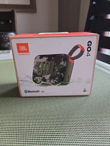 JBL GO 4 Squad Portable Wireless Bluetooth Speaker Waterproof New Camo - Picture 1 of 6