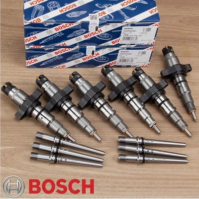 6Pcs OEM Bosch 0445120238 Fuel Injectors for 2004-2009 Dodge Ram 2500 3500 5.9L - Image 1 of 4