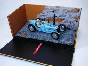 BUGATTI type 59 bleu & figurine pilote 1/18 chassis 59124 - Imagen 1 de 9