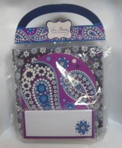 Vera Bradley Happy Hour Set Cocktail Napkins Coasters Placecards Boysenberry - Picture 1 of 2