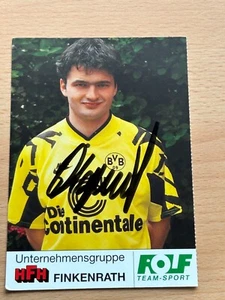 Stéphane Chapuisat-Borussia Dortmund - Autogrammkarte original signiert - #S2380 - Bild 1 von 1