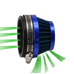 55mm Motorcycle Air Filter Intake Mushroom Head High Flow Air Cleaner Accessory - Picture 1 of 8
