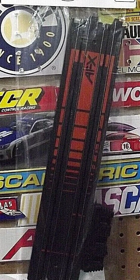 AURORA TOMY, 15" TERMINAL HO TRACK, Con GRÁFICOS AFX NARANJA, #503345, (1 PAQUETE) Foto 1 de 1