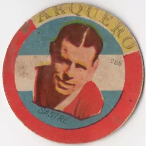 1960 ARQUERO ANTONIO SASTRE ARGENTINA TRADING CARD DISC - Picture 1 of 2