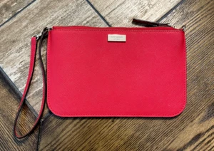 NWT Kate Spade New York Leather Chilired Lolly Newberry Lane Clutch Wristlet - Picture 1 of 5