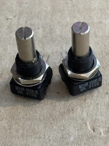 lot of 2) Spectrol precision potentiometers 100K-K model M249   9514 - Picture 1 of 5