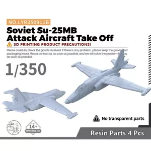 Yao's Studio LYR350911B 1/350 Modelo Kit Soviético Su-25MB Ataque Avión Despegue - Imagen 1 de 5