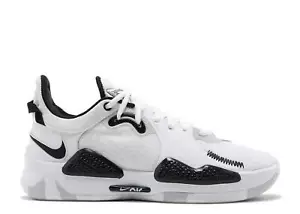 Nike Paul George PG 5 TB White Black Tuxedo Oreo DA7758-100 sz 8 Men's - Picture 1 of 6