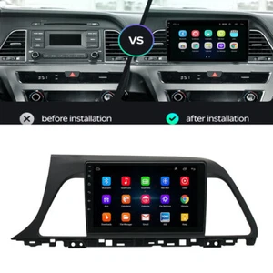 For 2015-2017 Hyundai Sonata Stereo Radio 9'' Android 10.1 Head Unit Player Wifi - Picture 1 of 12