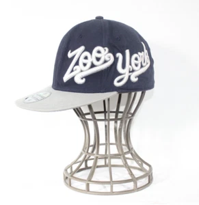 Zoo York Snapback Cap Hat Navy Blue One Size Skateboarding - Picture 1 of 19