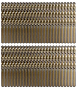 MAX-CRAFT Cobalt Drill Bit Set 1/16" M35 HSS Co Twist Jobber Metal Drill-50Pcs - Picture 1 of 10