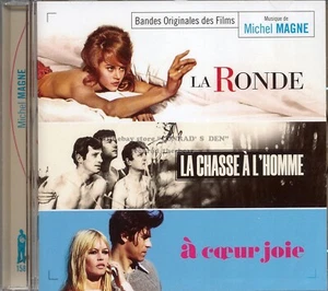 Michel Magne "LA RONDE" / "LA CHASSE A L'HOMME" / "A COEUR JOIE" score CD SEALED - Foto 1 di 2