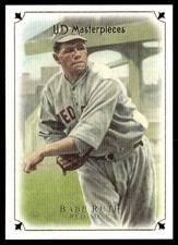 2008 Upper Deck Masterpieces #22 Babe Ruth   Baseball Boston Red Sox